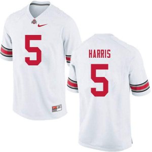 Men's Ohio State Buckeyes #5 Jaylen Harris White Nike NCAA College Football Jersey High Quality FZV0544CO